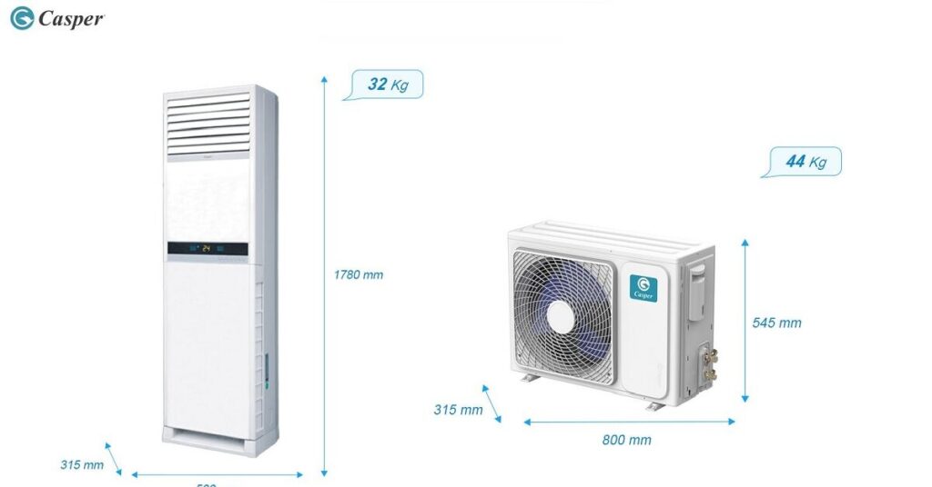 Điều hòa cây giá rẻ Casper FC-48TL22 – Giải pháp làm mát hiệu quả cho nhà hàng, showroom, hội trường