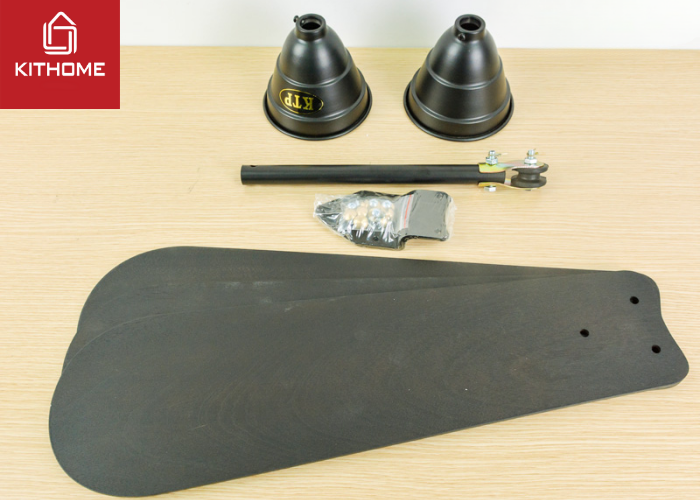 Quạt trần cánh gỗ Kim Thuận Phong CG206 - 3 cánh - Ảnh 3