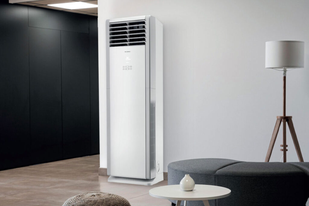 Khám phá công nghệ Real Cool đỉnh cao trên điều hòa cây Gree 48000btu GVC48ATXL-M3NTD4A