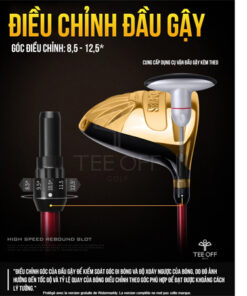 Bộ gậy golf nam cao cấp PGM Titanium Magic Eyes MTG020