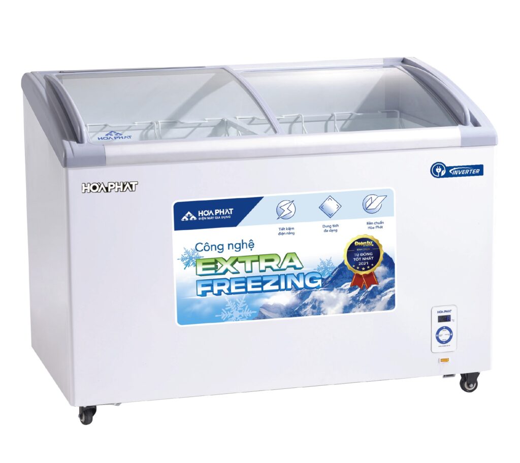 Giảm nửa tiền điện với tủ đông Hòa Phát inverter 280 lít HSF AD8280.C1 giá rẻ