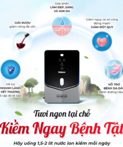 Máy biến đổi nước RO thành nước ion kiềm tươi Makano MN068