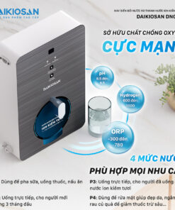 Máy biến đổi nước RO thành nước ion kiềm tươi Daikiosan DN070 (cho vùng pH thấp)