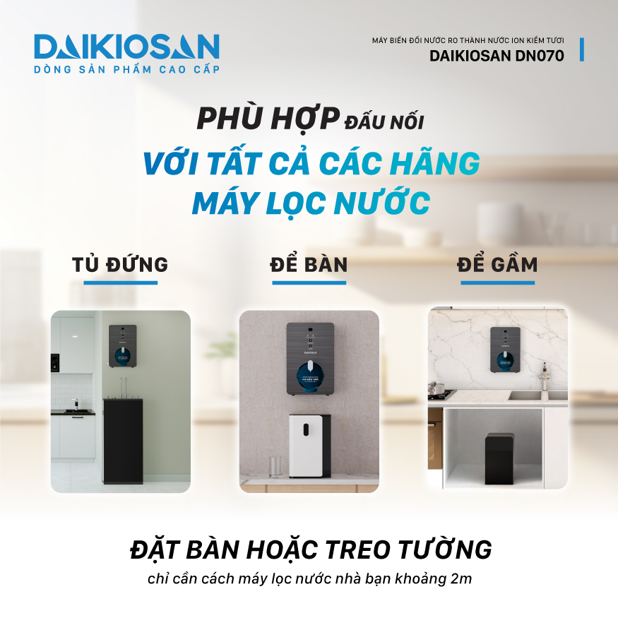 Top 4 Máy Biến Đổi Nước RO Thành Nước Ion Kiềm Tươi Đáng Mua Nhất Từ Daikiosan & Makano
