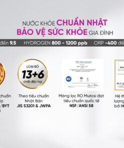 Máy lọc nước ion kiềm Hydrogen Mutosi MP-S106H