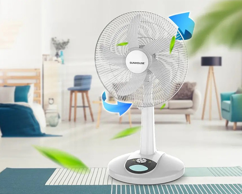 quạt tích điện