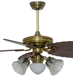 Quạt trần đèn chùm cánh gỗ Kim Thuận Phong BT508 - 5 cánh