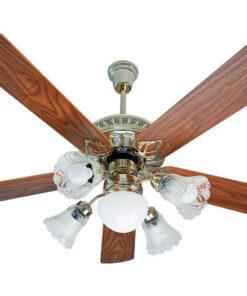 Quạt trần đèn chùm cánh gỗ Kim Thuận Phong NP509 - 5 cánh