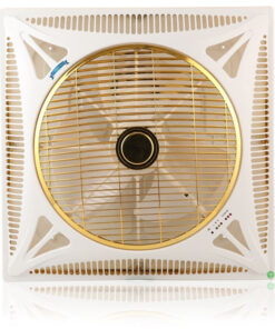 Quạt trần hộp Daeki DK 301 vàng trắng