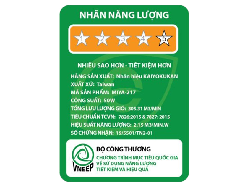 Quạt trần Kaiyokukan MIYA 217