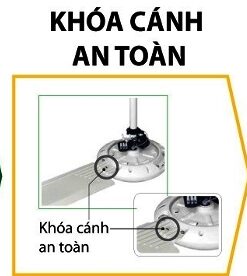 Quạt trần KDK M56PR (4 cánh - 3 tốc độ - có điều khiển)