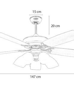 Quạt trần Lotus Plus