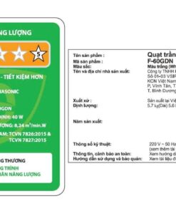 Quạt trần Panasonic 5 cánh F-60GDN