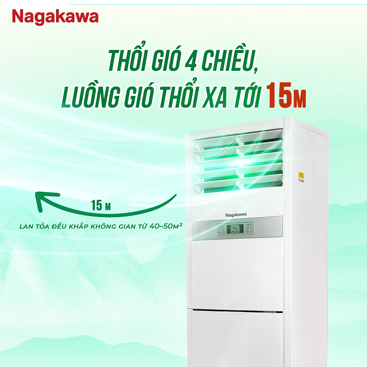Review Điều Hòa Cây Nagakawa NP-A28R1K58: Giải Pháp Làm Mát & Sưởi Ấm Tối Ưu Cho Không Gian Lớn
