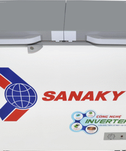 Tủ đông 2 ngăn đông và mát inverter Sanaky VH-2899W4K (220 lít, nắp kính xám)