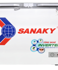 Tủ đông 2 ngăn đông và mát inverter Sanaky VH-4099W4K (280 lít, nắp kính xám)