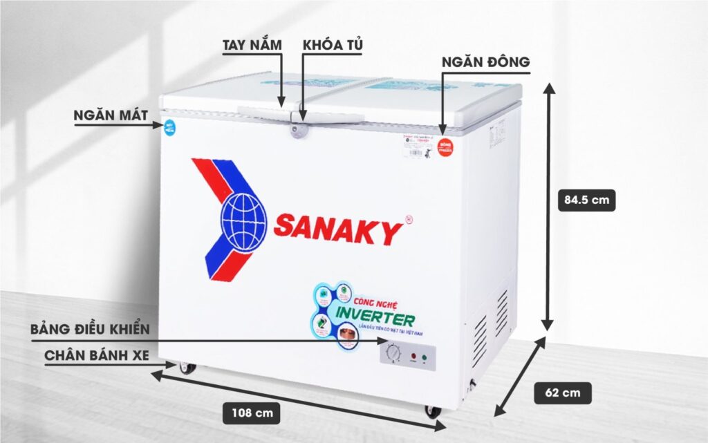 Nên Chọn Tủ Đông Sanaky 2 Ngăn VH-2899W3 Không? Đọc Ngay Để Biết