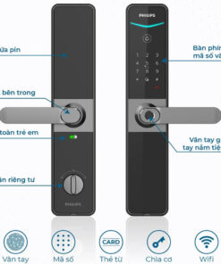 Khóa cửa điện tử Philips DDL610-5HBS