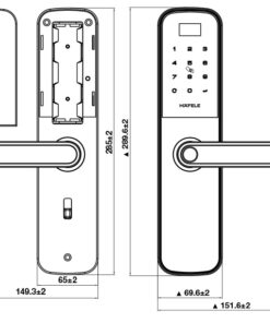 Khóa điện tử Hafele DL6000 (912.20.581)
