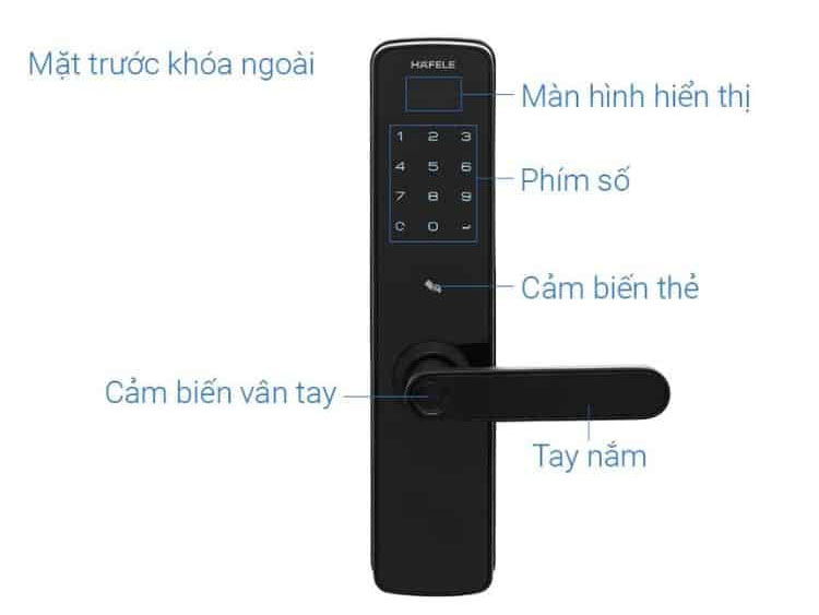 Khóa điện tử Hafele DL7100 912.05.498