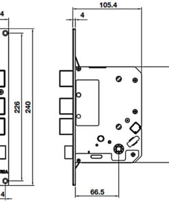 Khóa điện tử Hafele EL7800 Plus (912.20.569)