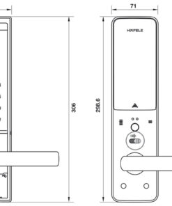 Khóa điện tử Hafele EL9000-TCS (912.05.360)