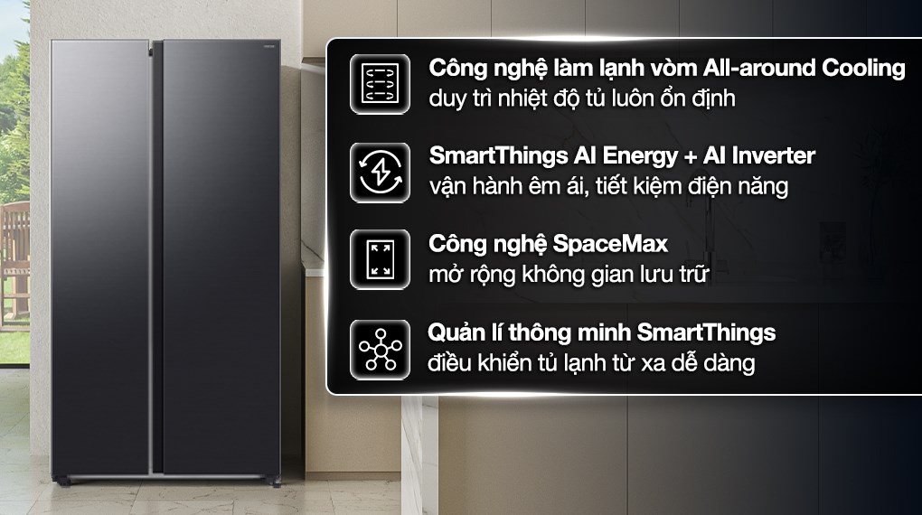 Tủ lạnh Samsung RS70F65Q3FSV – Có xứng đáng để bạn đầu tư cho căn bếp hiện đại?