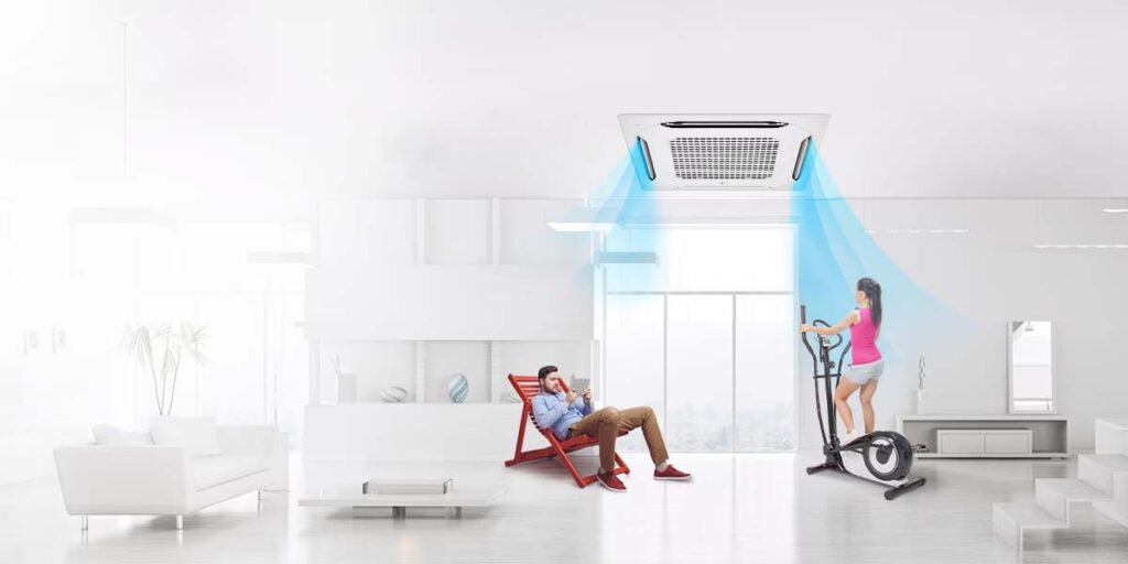 Điều hòa âm trần nối ống gió là gì? Cấu tạo, phân loại và ưu nhược điểm [2025] - Gợi ý Kithome