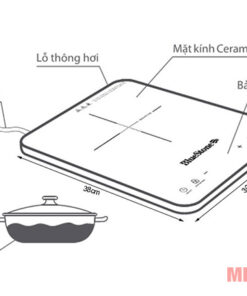 Bếp từ Bluestone ICB-6729 kèm nồi
