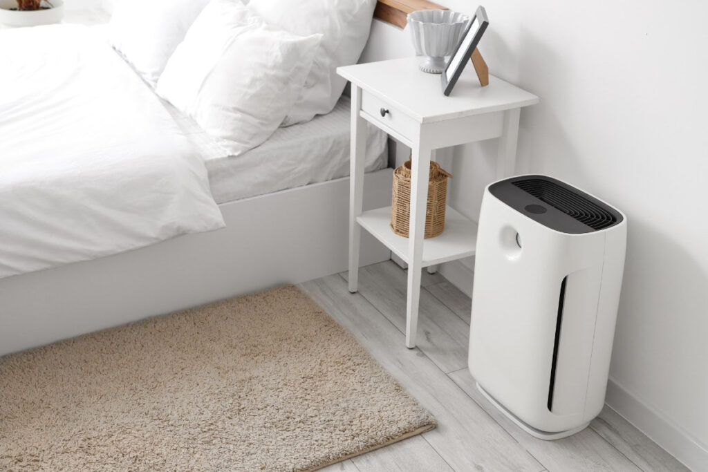 Hướng dẫn đặt máy lọc không khí trong phòng ngủ: vị trí chuẩn giúp tăng hiệu quả & bảo vệ giấc ngủ từ Kithome 2025