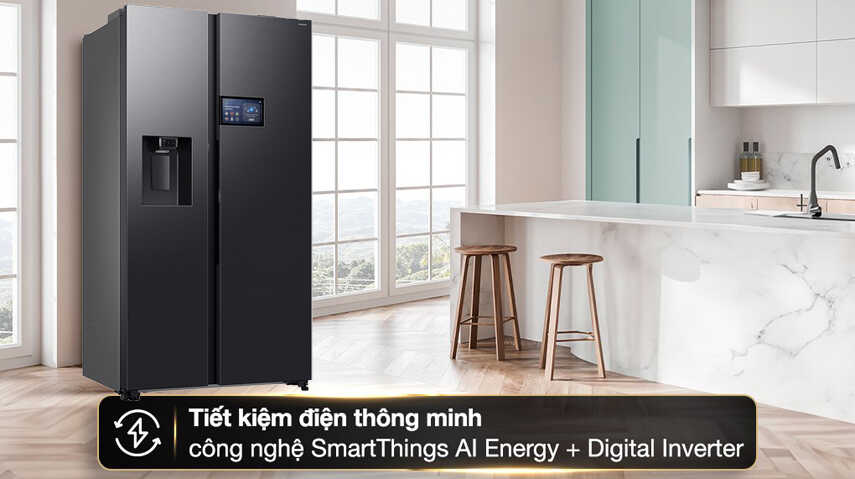 Những lợi ích mà tủ lạnh Samsung inverter RS90F65D2FSV mang lại