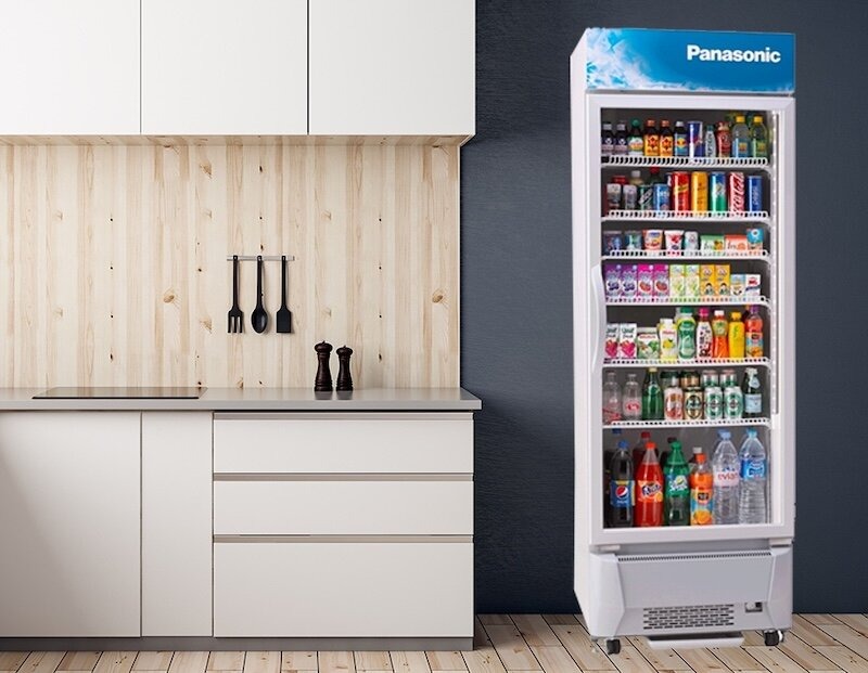 Trưng bày gọn gàng rộng rãi với tủ mát Panasonic SMR-PT330A