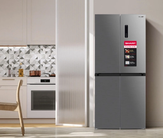 Tủ lạnh Sharp 4 cánh SJ-FXP560V-MG model 2025