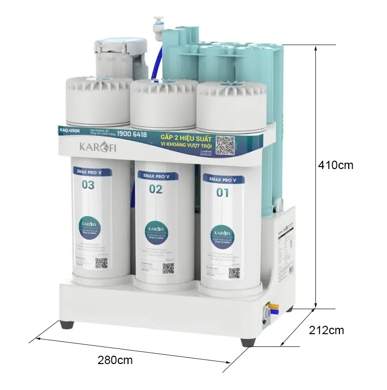 Sở hữu máy lọc nước Karofi KAQ-U50K 10 lõi để bảo vệ sức khỏe người thân của bạn