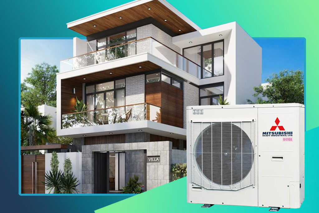 Những lý do nên lắp đặt hệ thống điều hòa trung tâm Mitsubishi 2 chiều FDC155KXES6