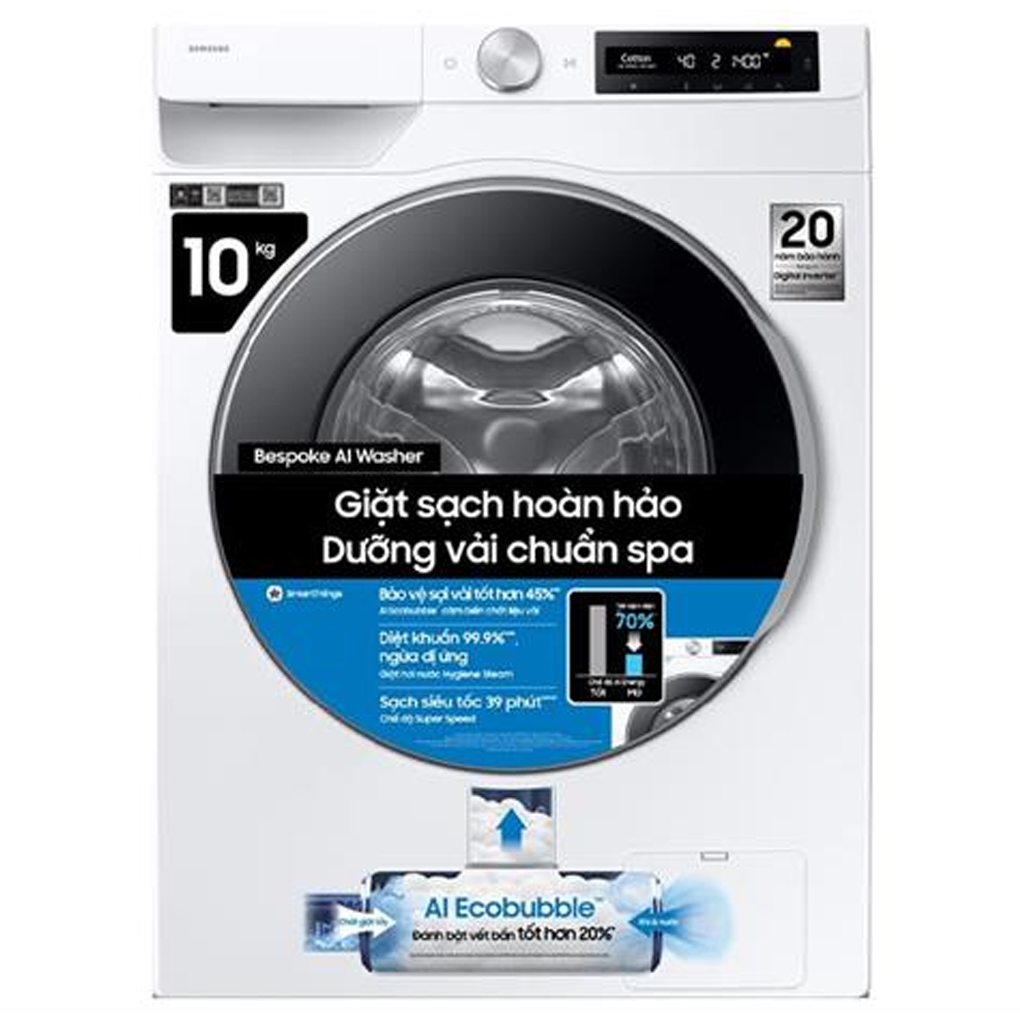 Máy giặt Samsung 10kg WW10DB7U34GWSV