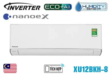 Điều hòa Panasonic 1 chiều CS-XU12BKH-8